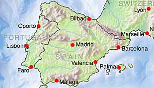 Lufthansa route map for Europe