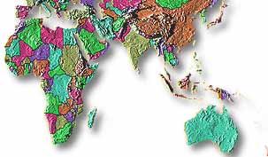 Country clickable maps for web use